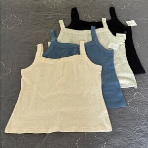 Lot of Four American Eagle Ribbed Tank Tops - NWT